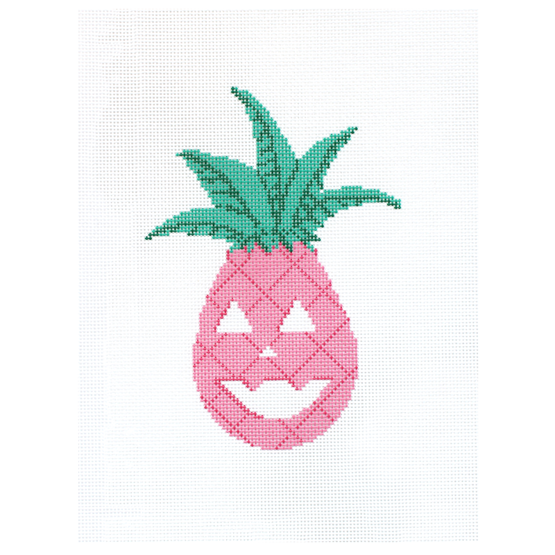 Halloween Pineapple Jack-o-lantern