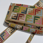 PRESALE Multi-Color Double FFs Needlepoint Bag