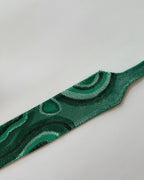 Ready to Stitch Long Needlepoint Strap Malachite