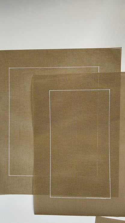 PREORDER Flat Needlepoint Mini Canvas Kit