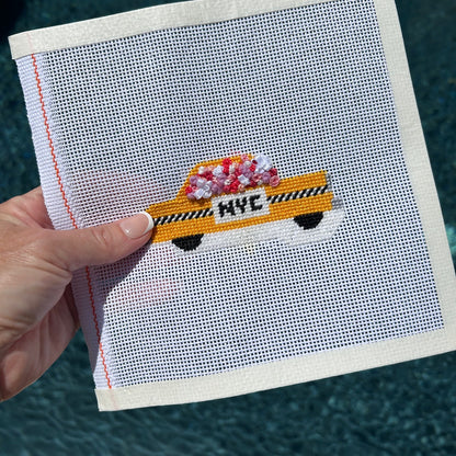 Floral NYC Taxi Cab