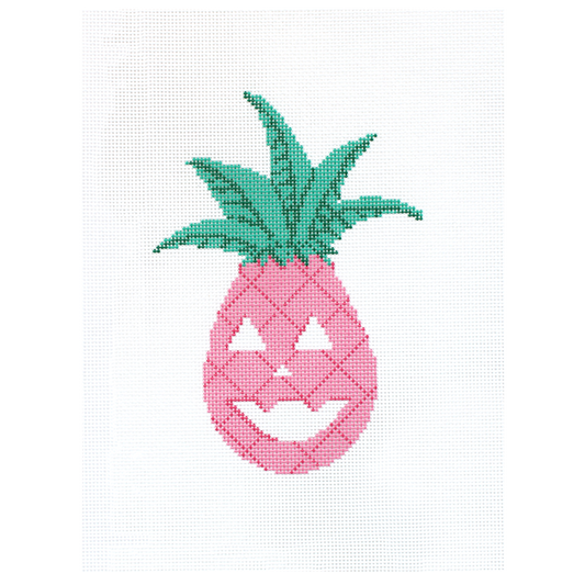 Halloween Pineapple Jack-o-lantern